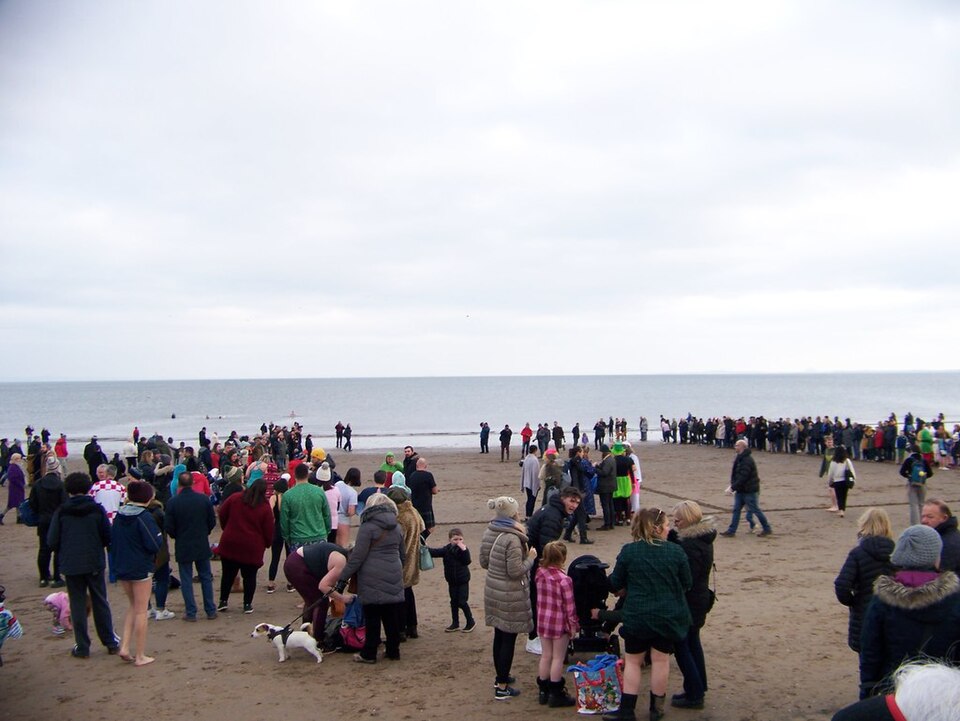 A photograph of Portobello Beach