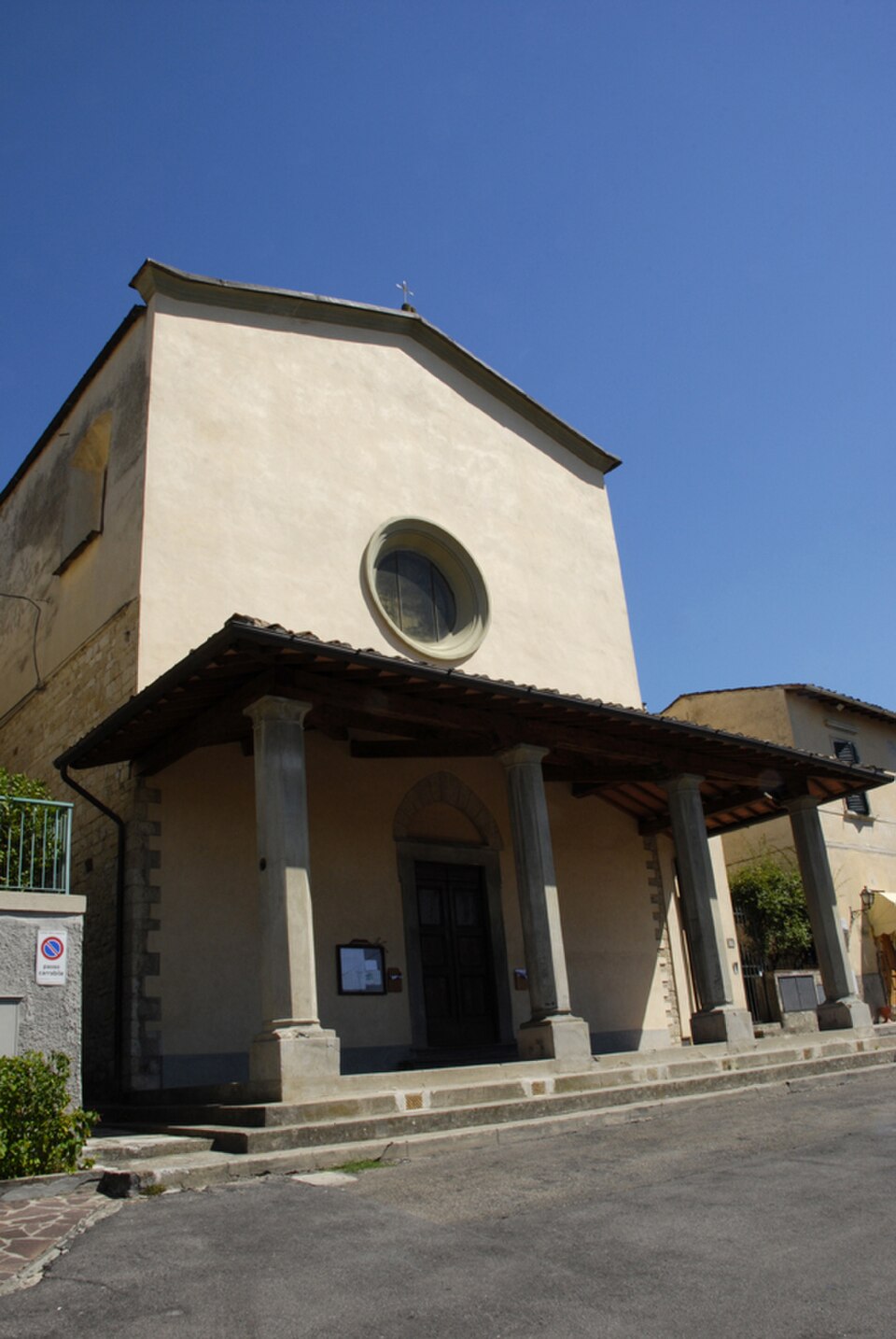 A photograph of church of Santa Maria a Quinto