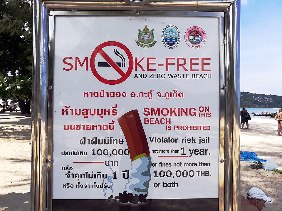 A photograph of Patong Beach
