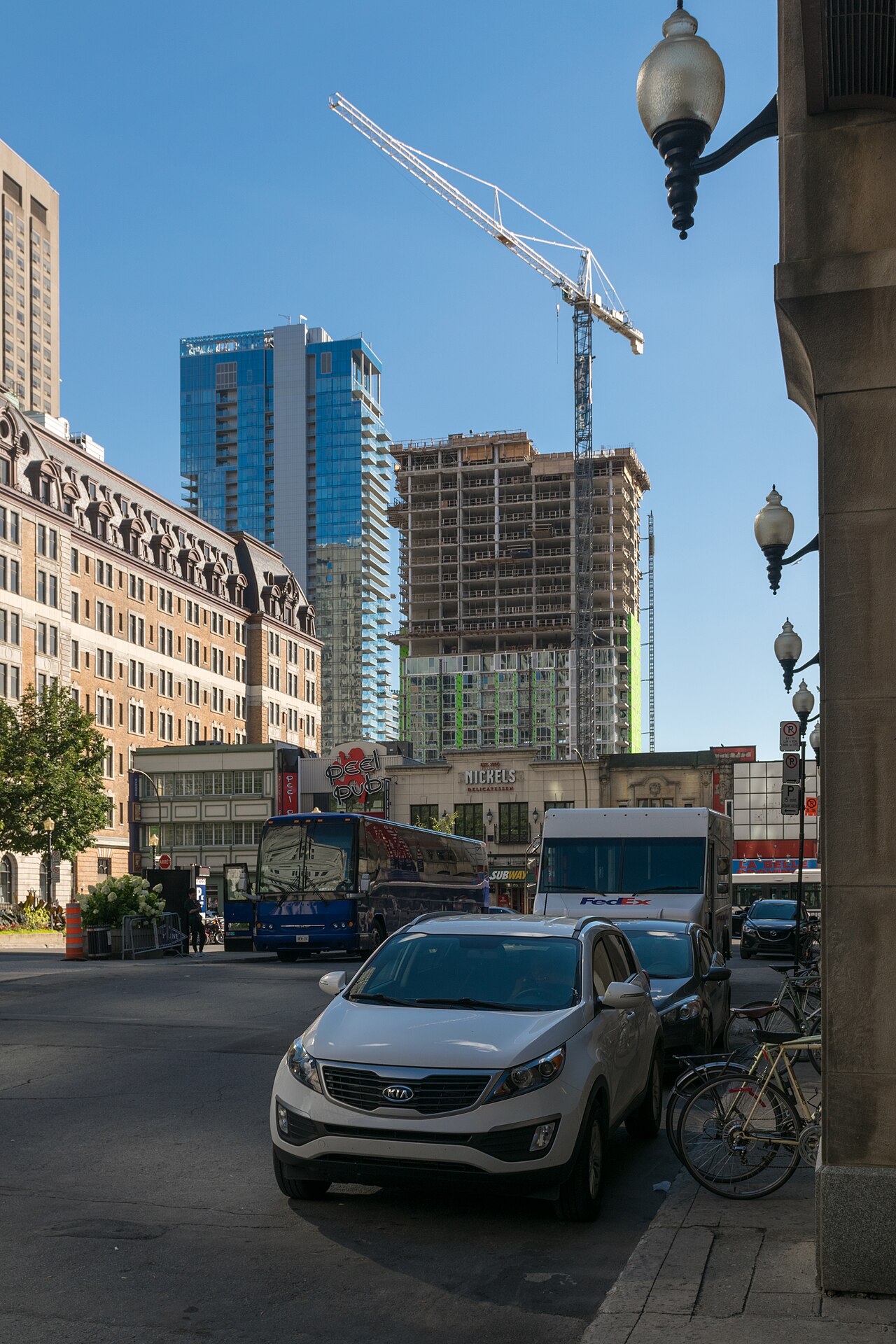 A photograph of Dorchester Square