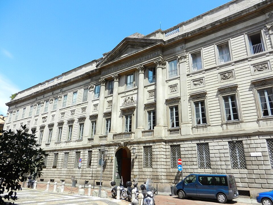 A photograph of Belgioioso Palace