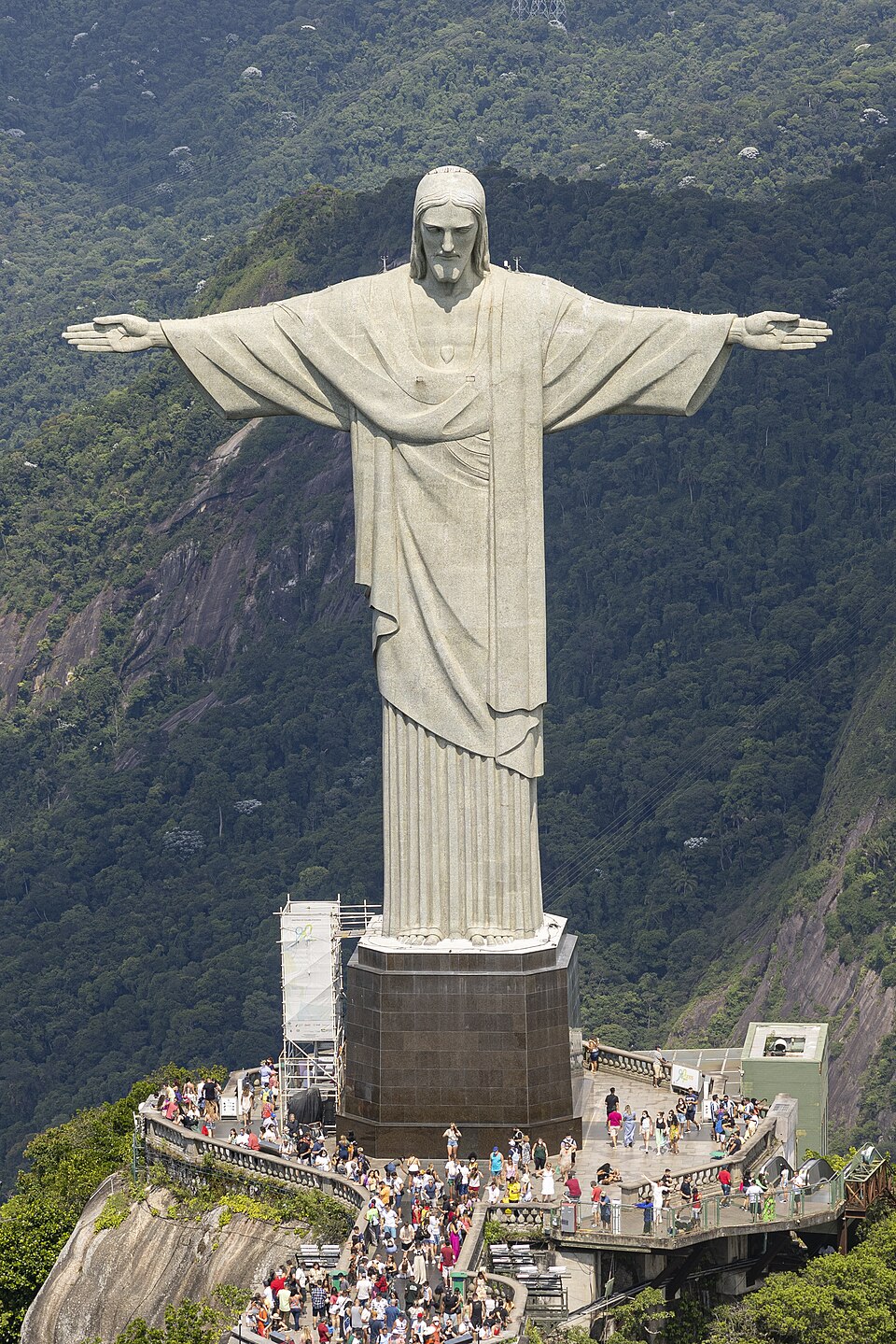 A photograph of Christ the Redeemer
