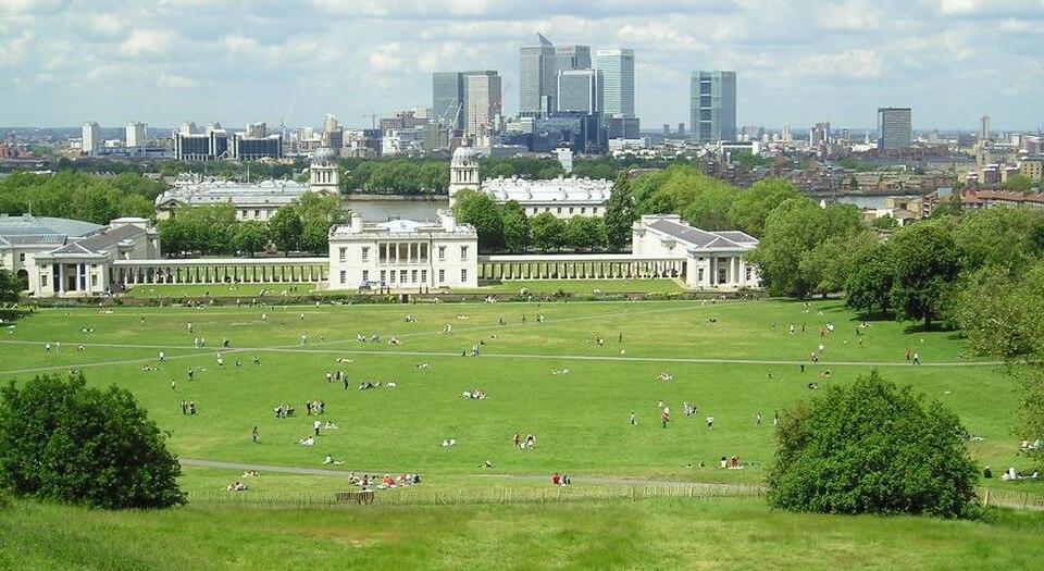 A photograph of Greenwich Park