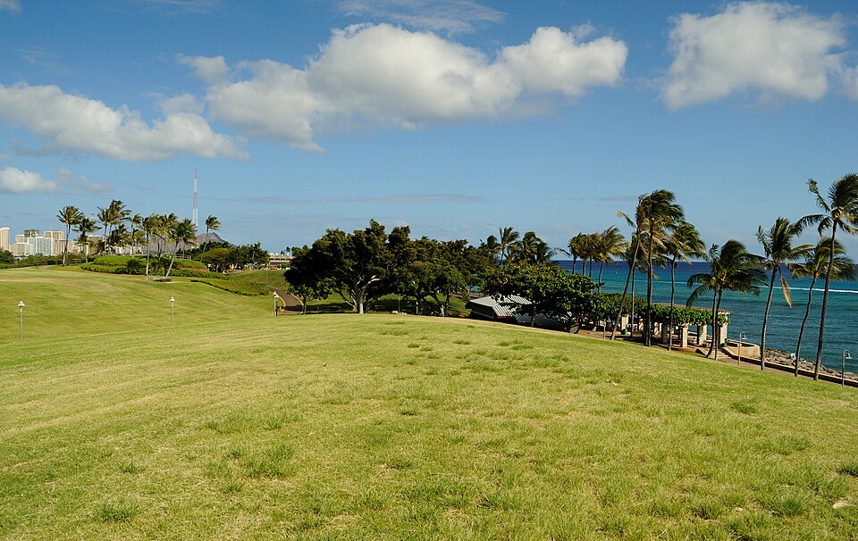 A photograph of Kakaako Waterfront Park