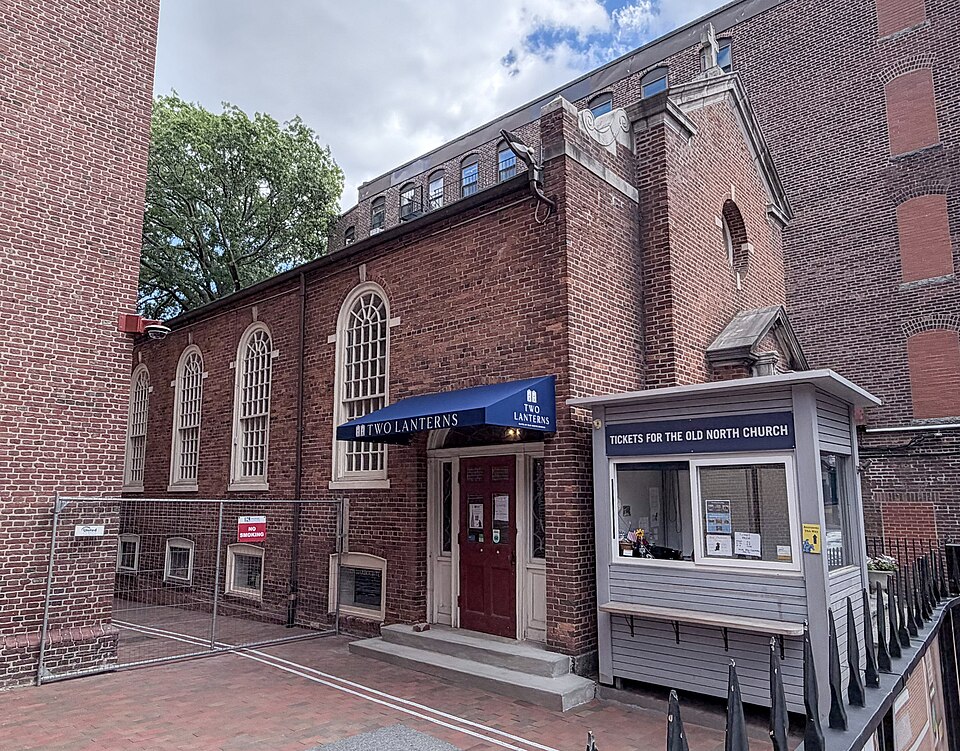 A photograph of Old North Church