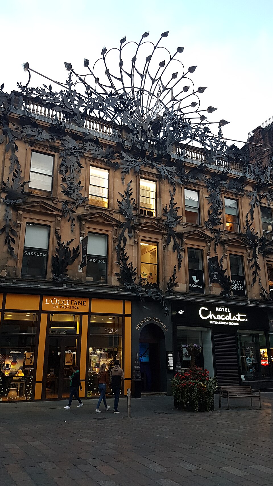 A photograph of Princes Square