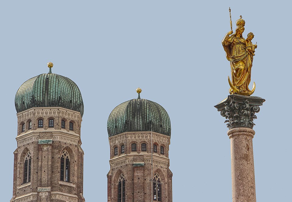 A photograph of Frauenkirche