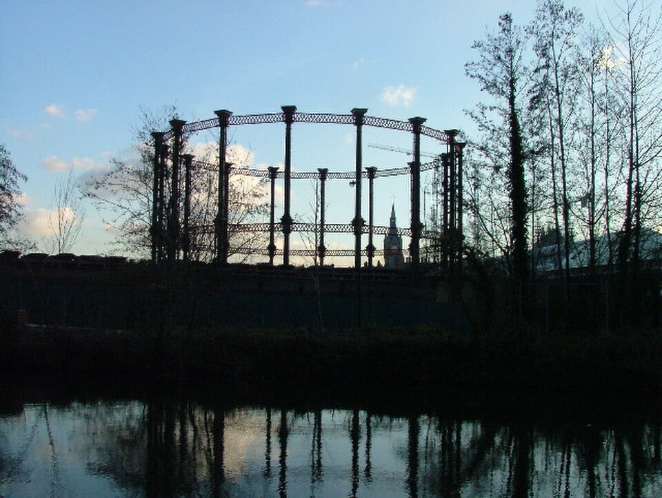 A photograph of Gasholder No. 8