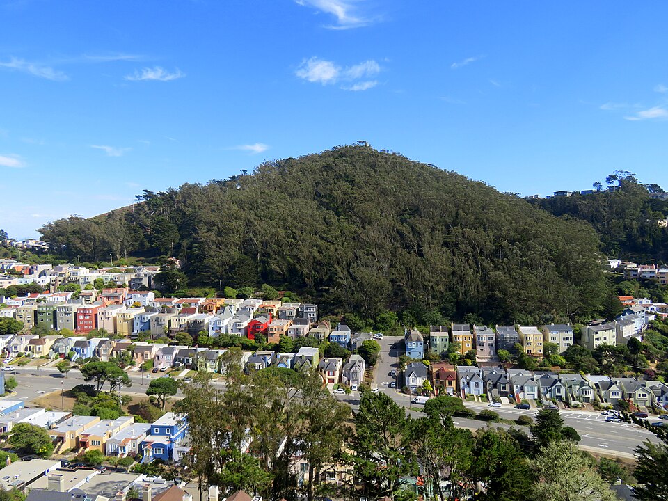 A photograph of Mount Davidson