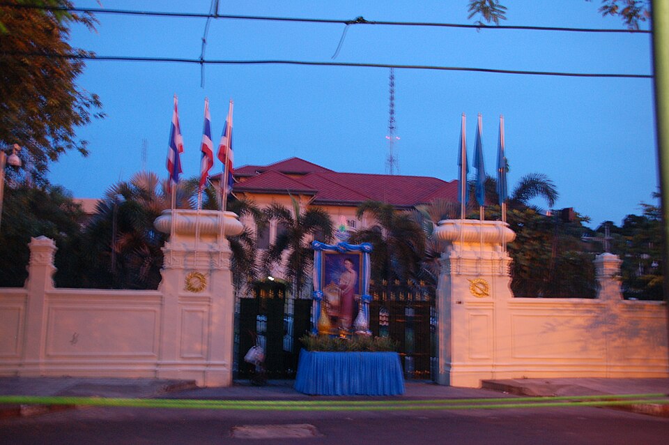 A photograph of Paruskavan Palace