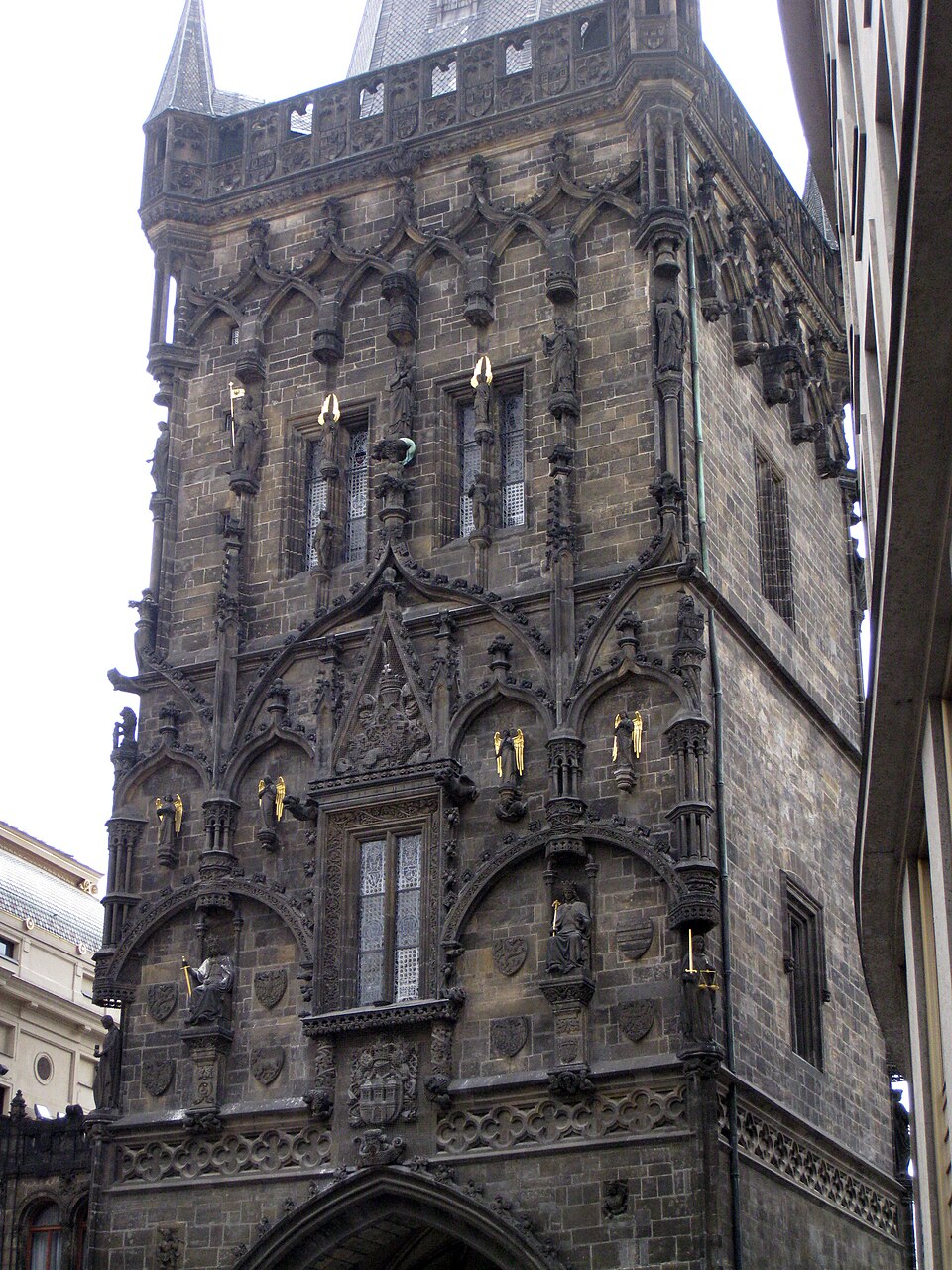 A photograph of Powder Gate Tower