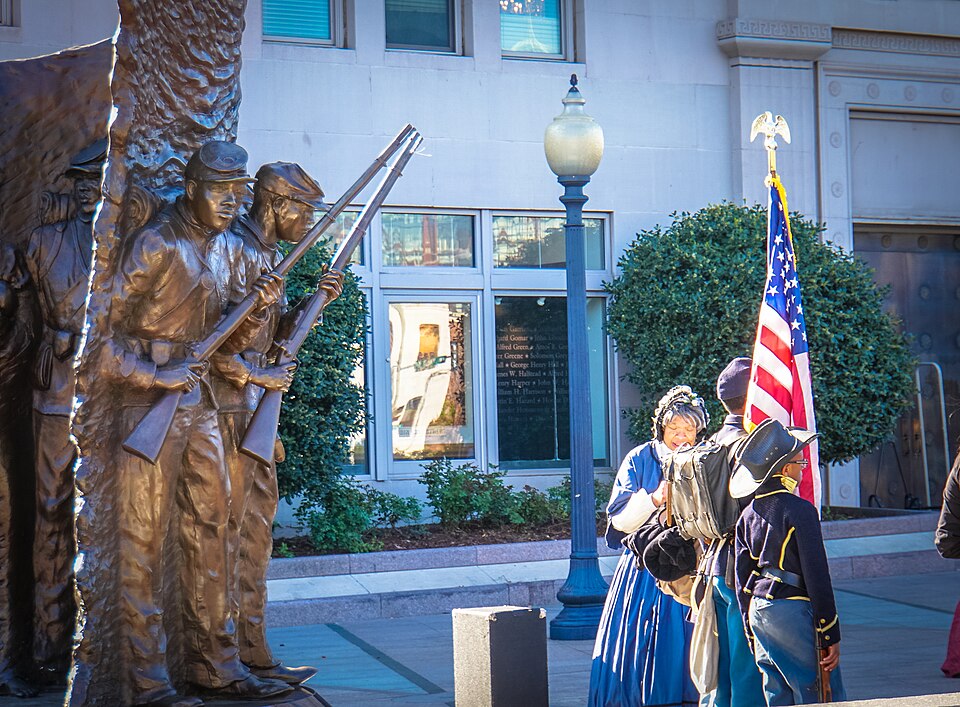 A photograph of African American Civil War Memorial