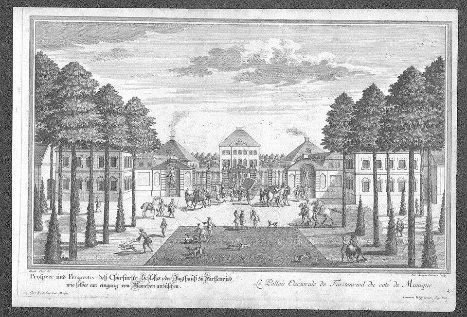 A photograph of Fürstenried Palace