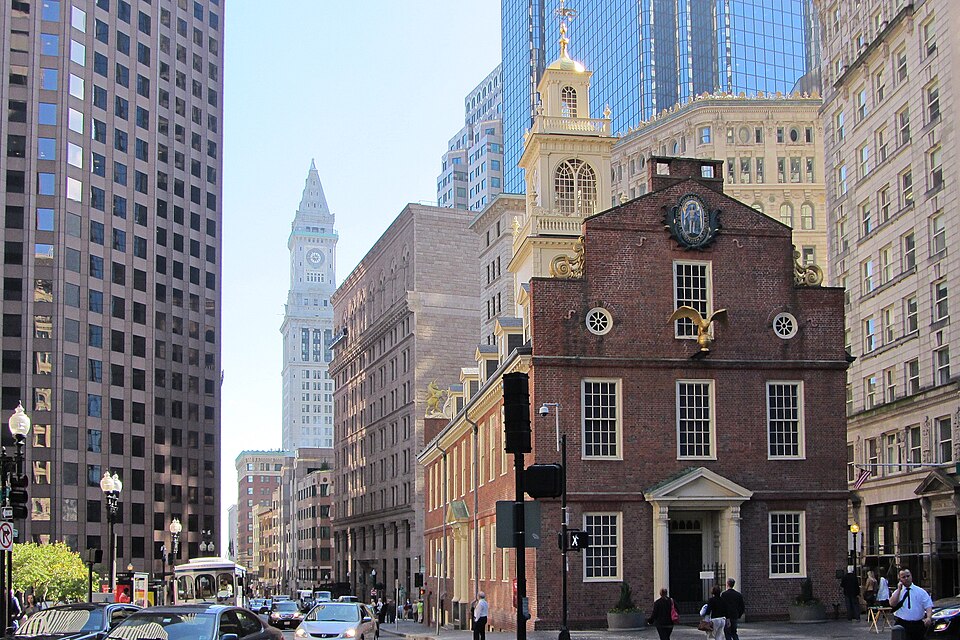 A photograph of Boston Massacre Site