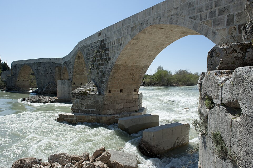 A photograph of Eurymedon Bridge
