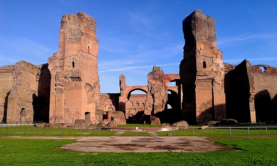 A photograph of Baths of Caracalla