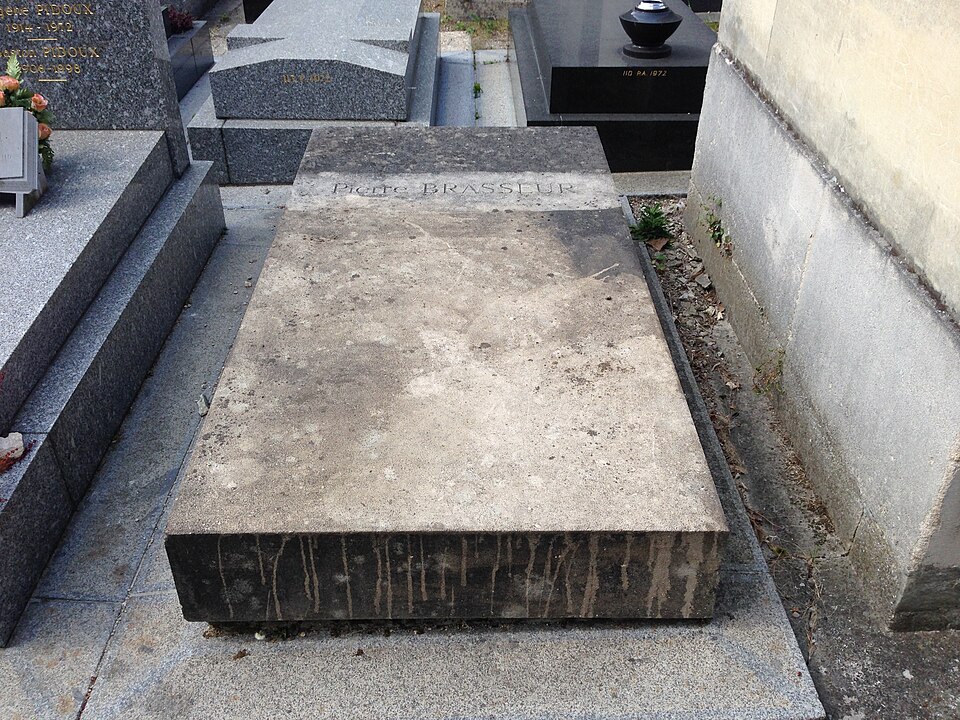 A photograph of Grave of Brasseur