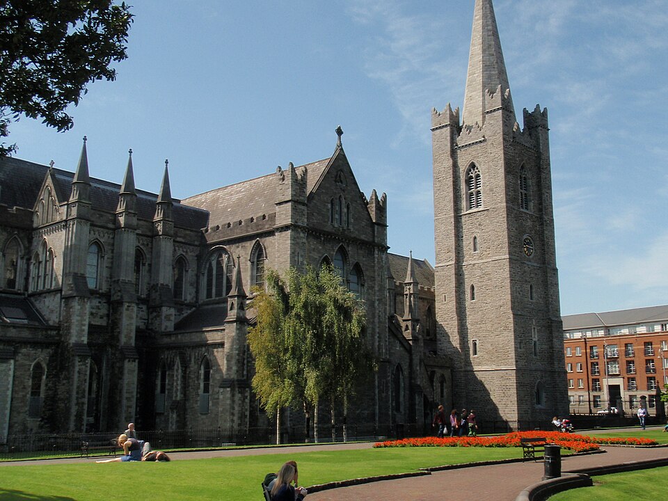 A photograph of St Patrick's Cathedral