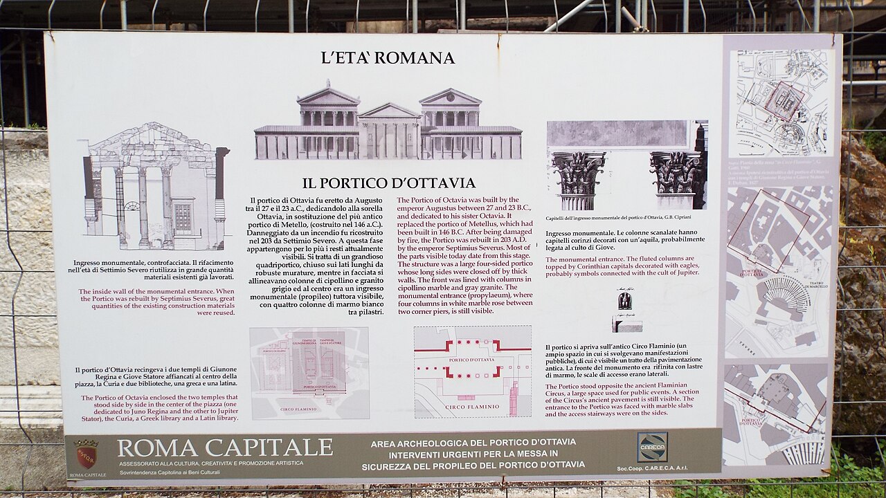Ein Foto von Porticus Octaviae