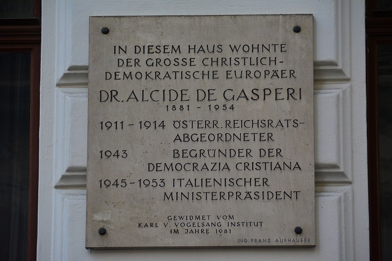 Dr. Alcide de Gasperi
