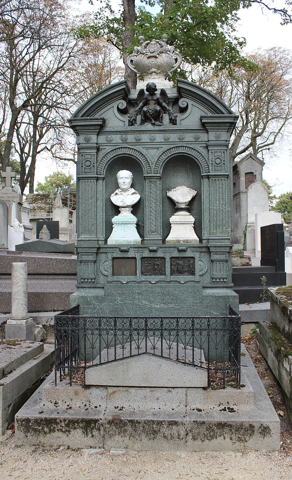 A photograph of Grave of Crozatier
