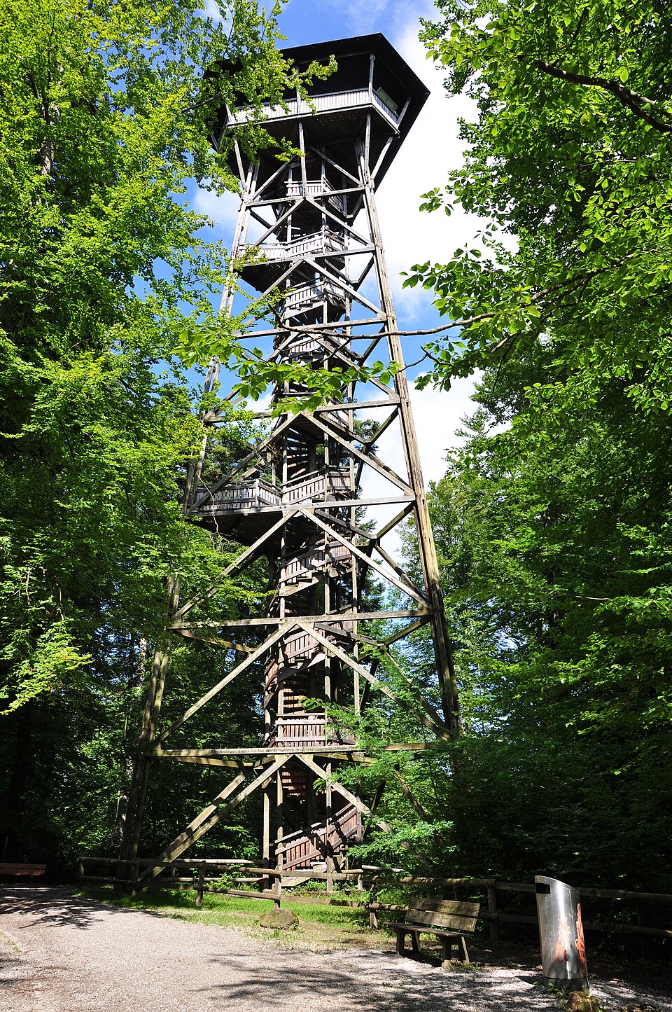 A photograph of Loorenkopf tower