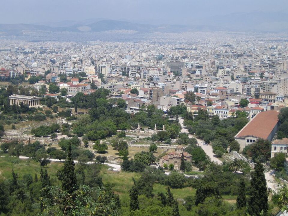 A photograph of Ancient Agora of Athens