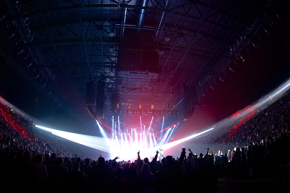 A photograph of Manchester Arena
