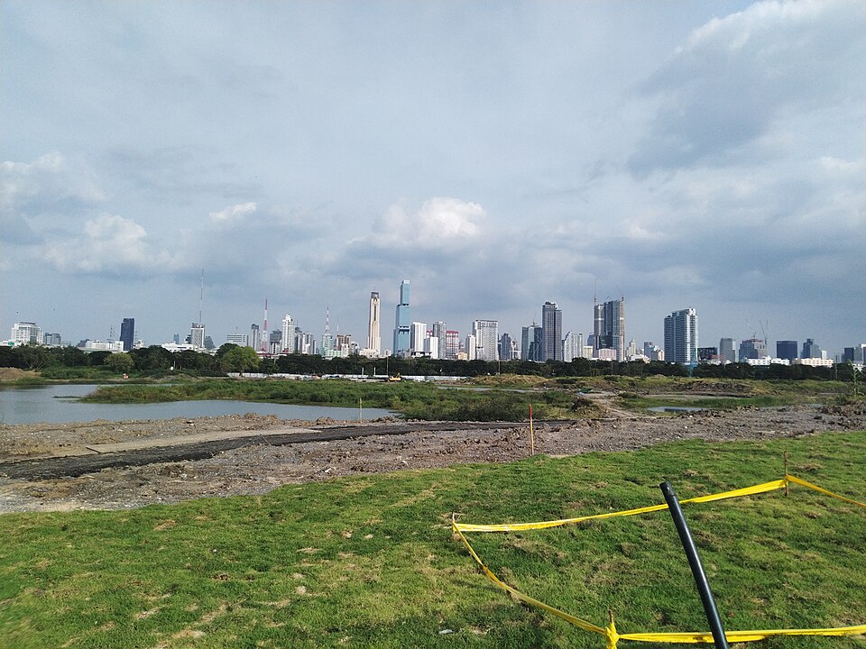 A photograph of King Rama IX Memorial Park