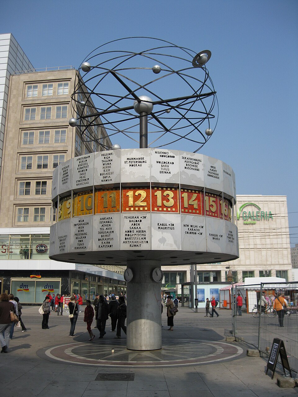 A photograph of World Clock
