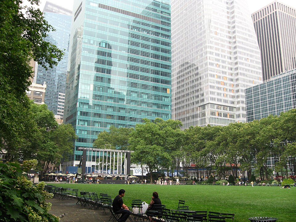 A photograph of Bryant Park