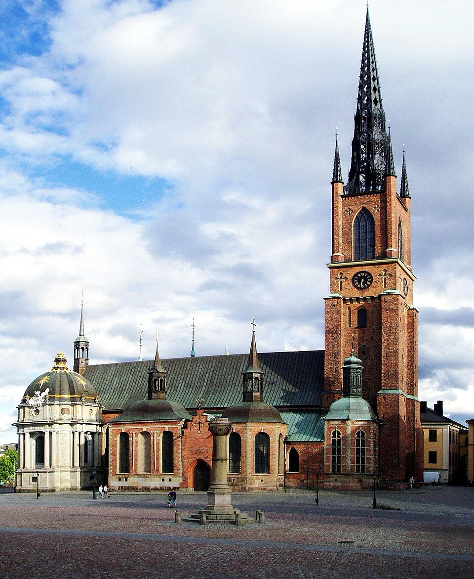 A photograph of Riddarholm Church