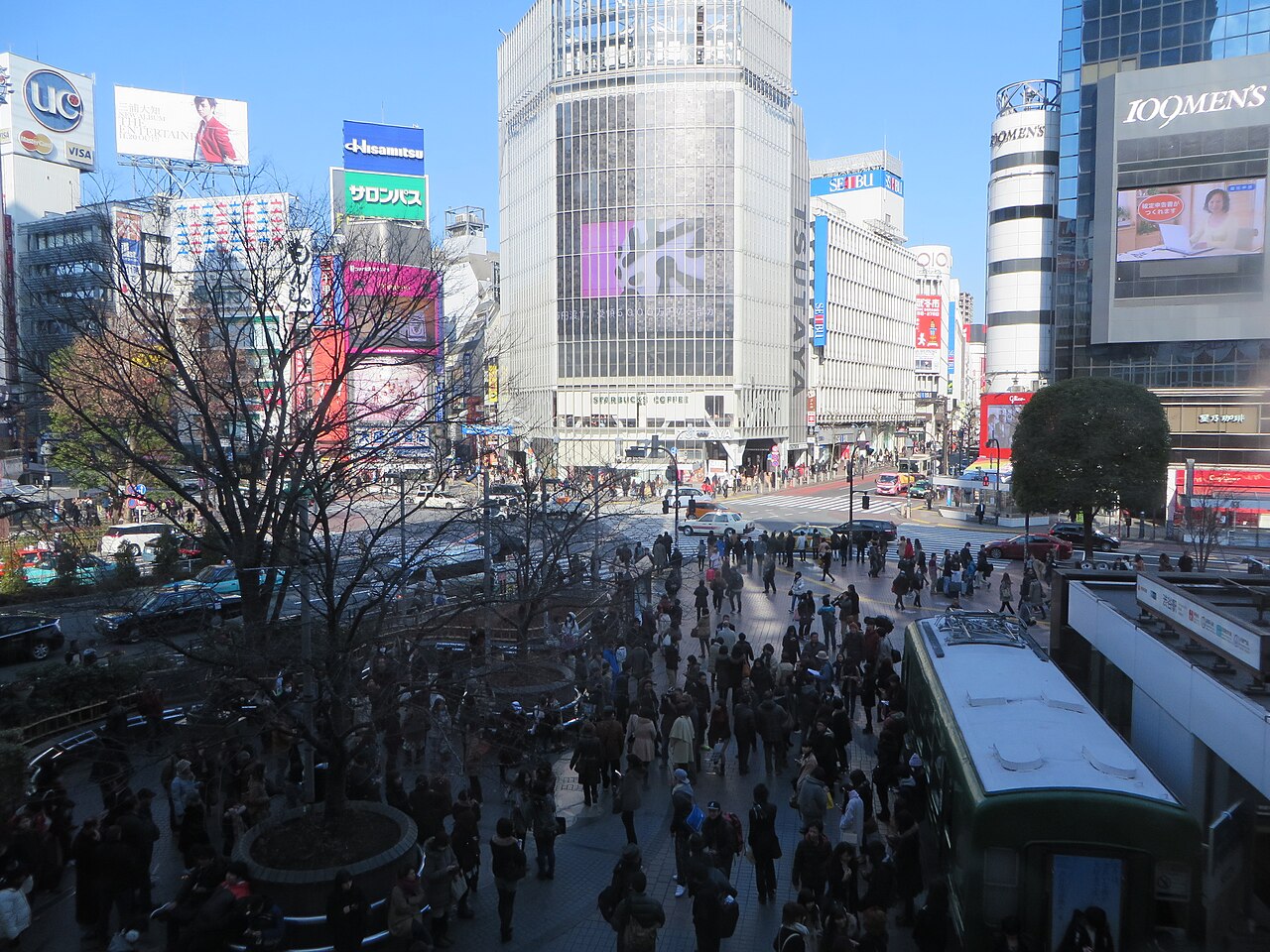 Una fotografia di Shibuya Scramble Crossing