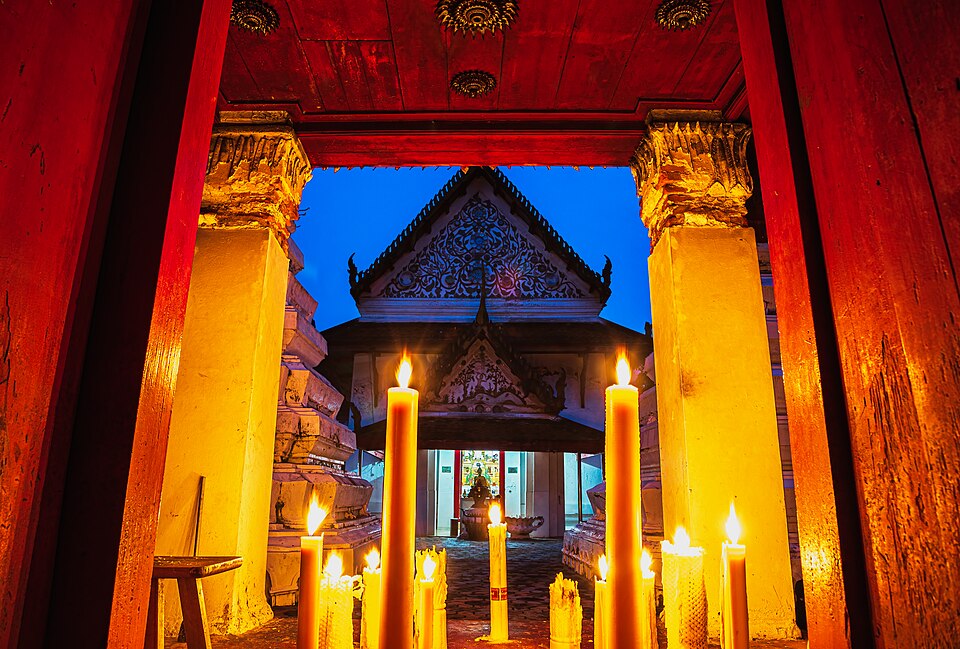 A photograph of Wat Champa