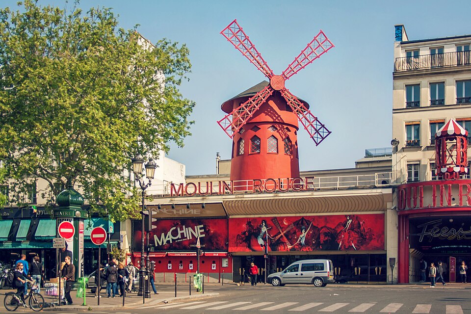 A photograph of Moulin Rouge