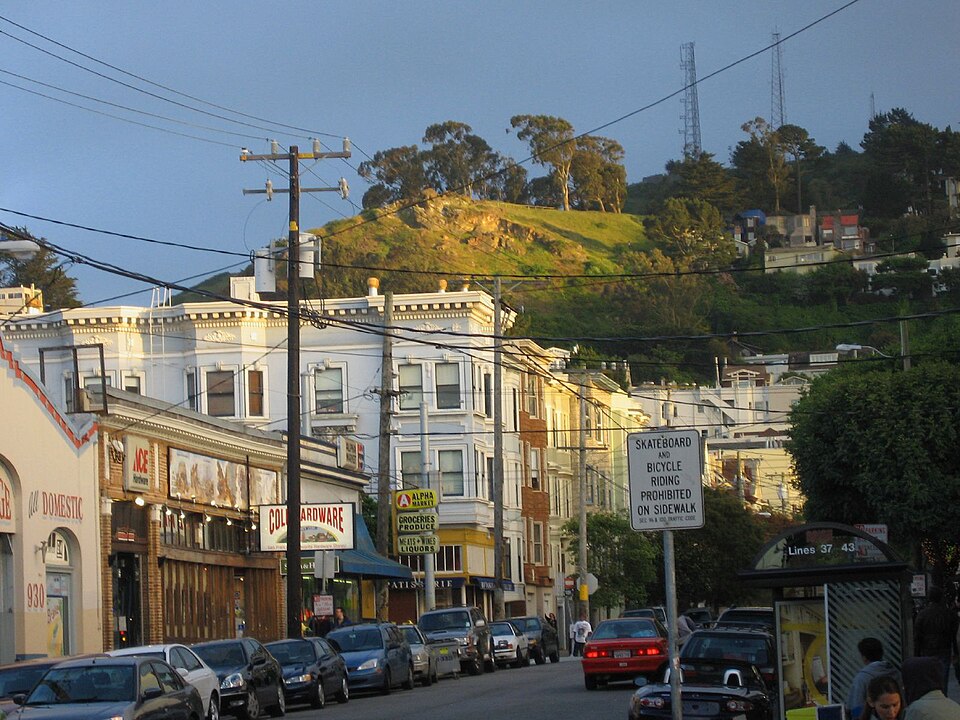 A photograph of Tank Hill