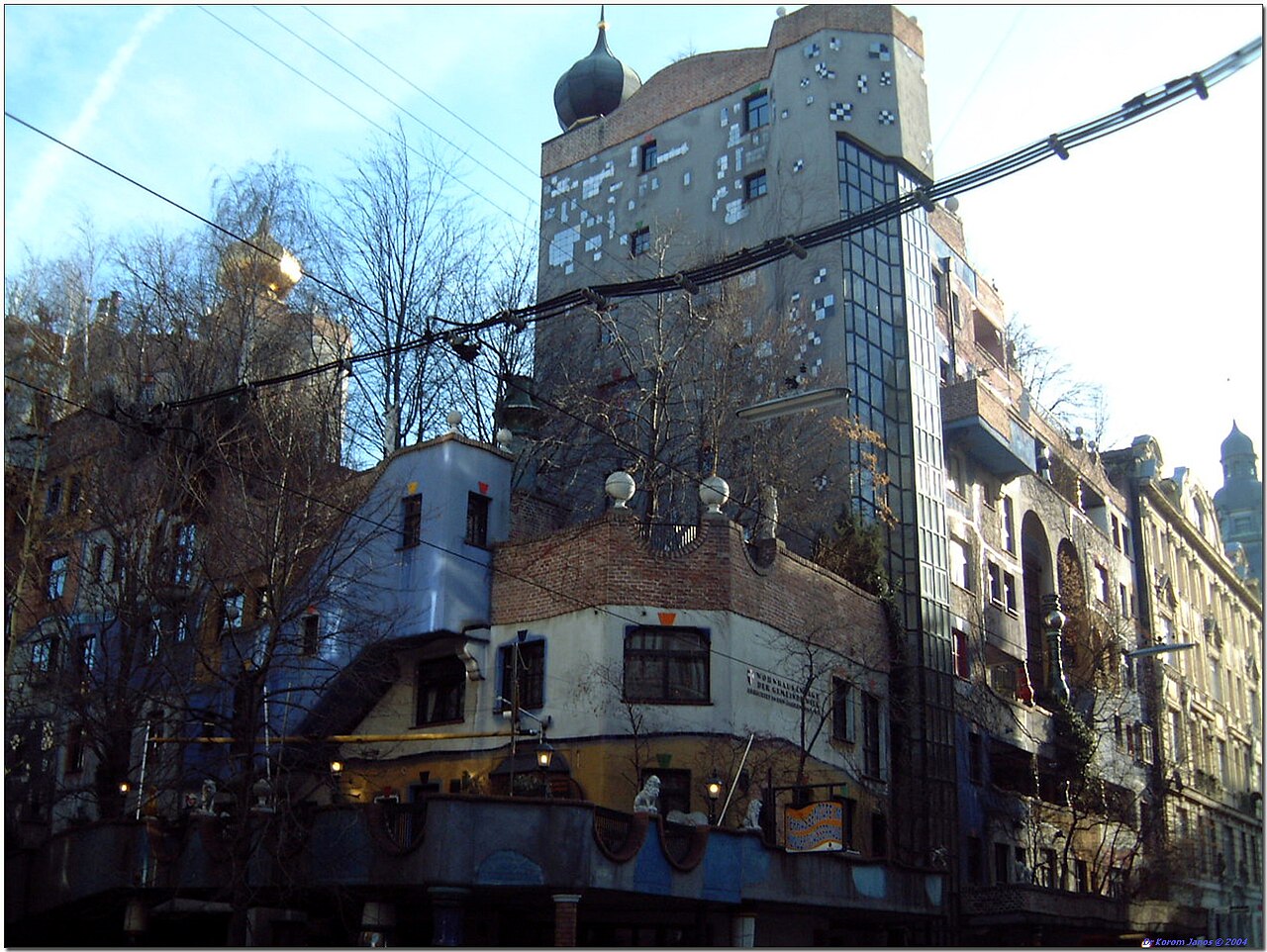Ein Foto von Hundertwasserhaus