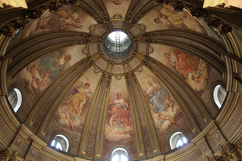 A photograph of Candelária Church