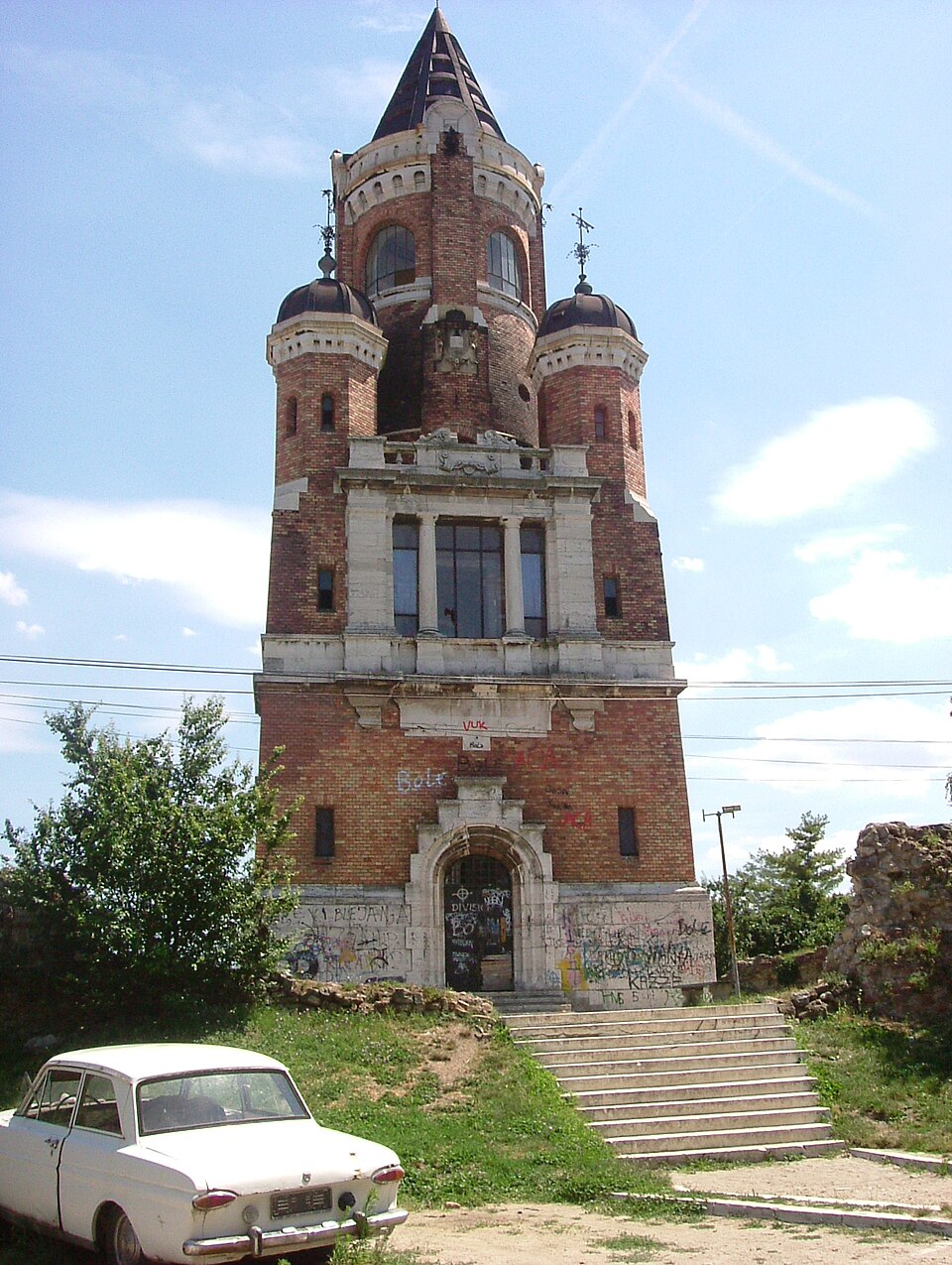 A photograph of Gardoš Tower