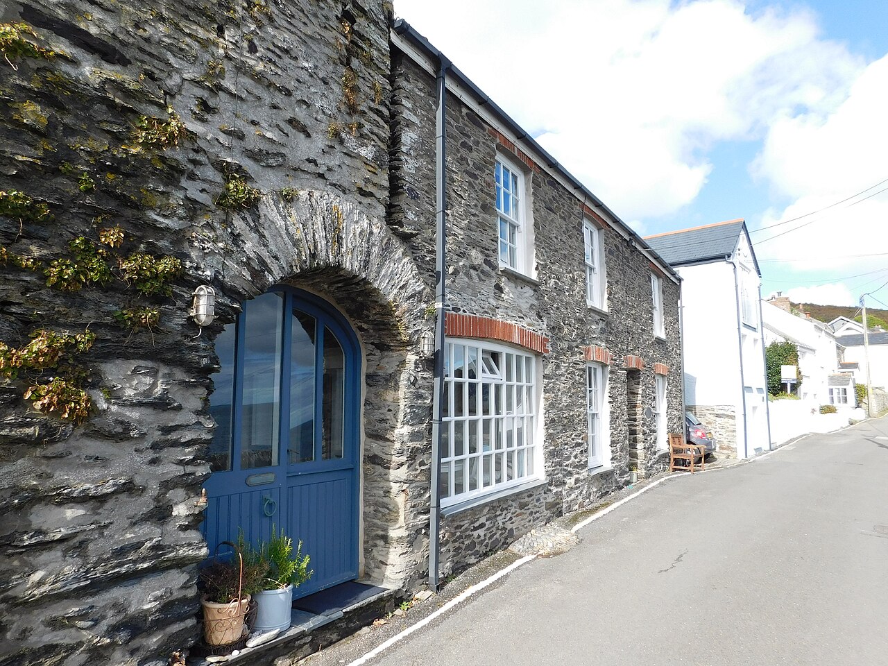 A photograph of Blue House