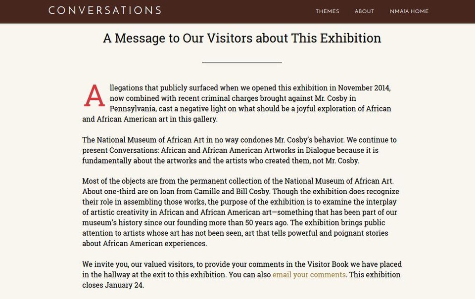 A photograph of National Museum of African Art