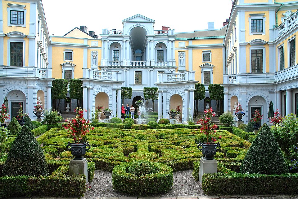 A photograph of Tessin Palace