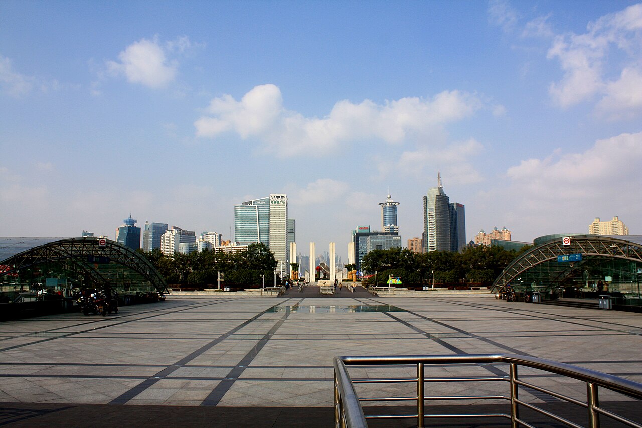 A photograph of Shanghai Science and Technology Museum