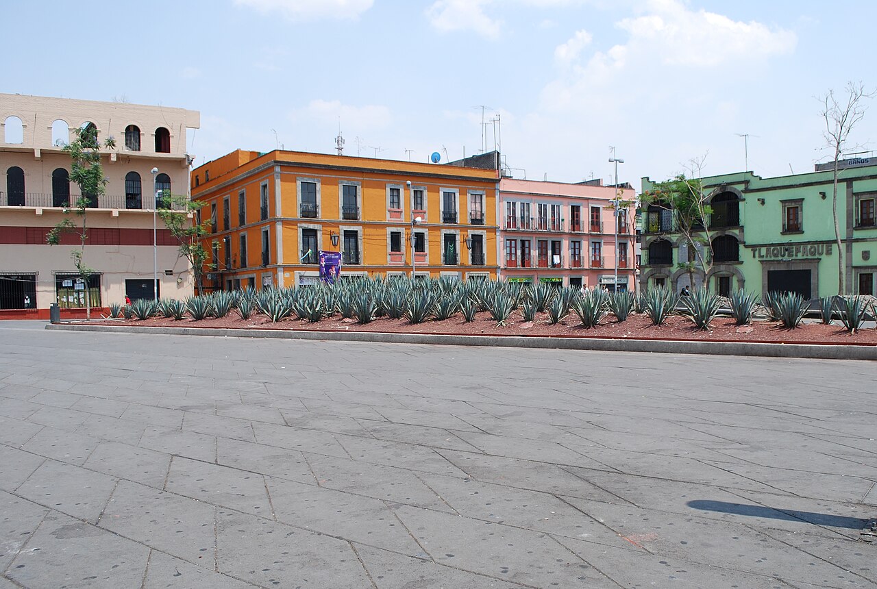 Une photographie de plaza Garibaldi