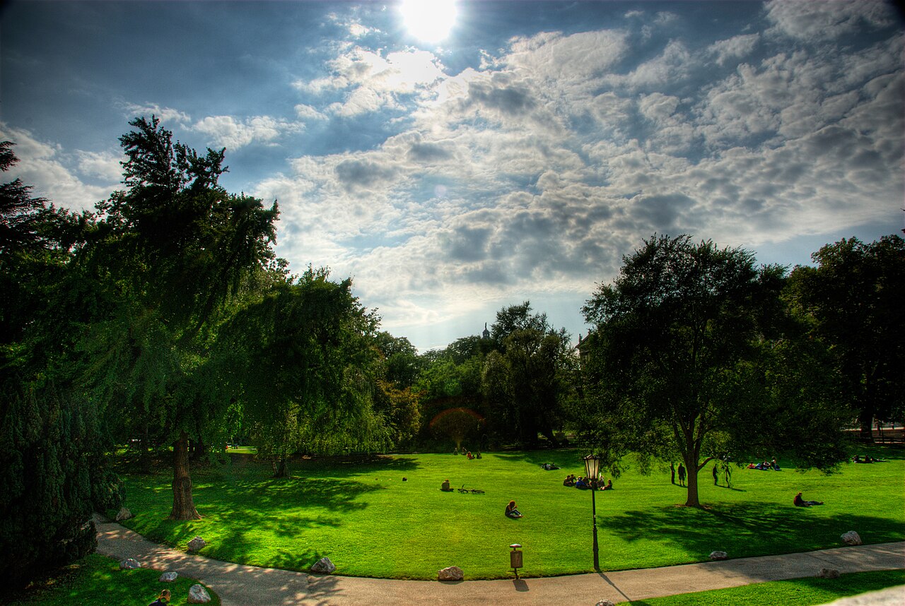 Une photographie de Burggarten