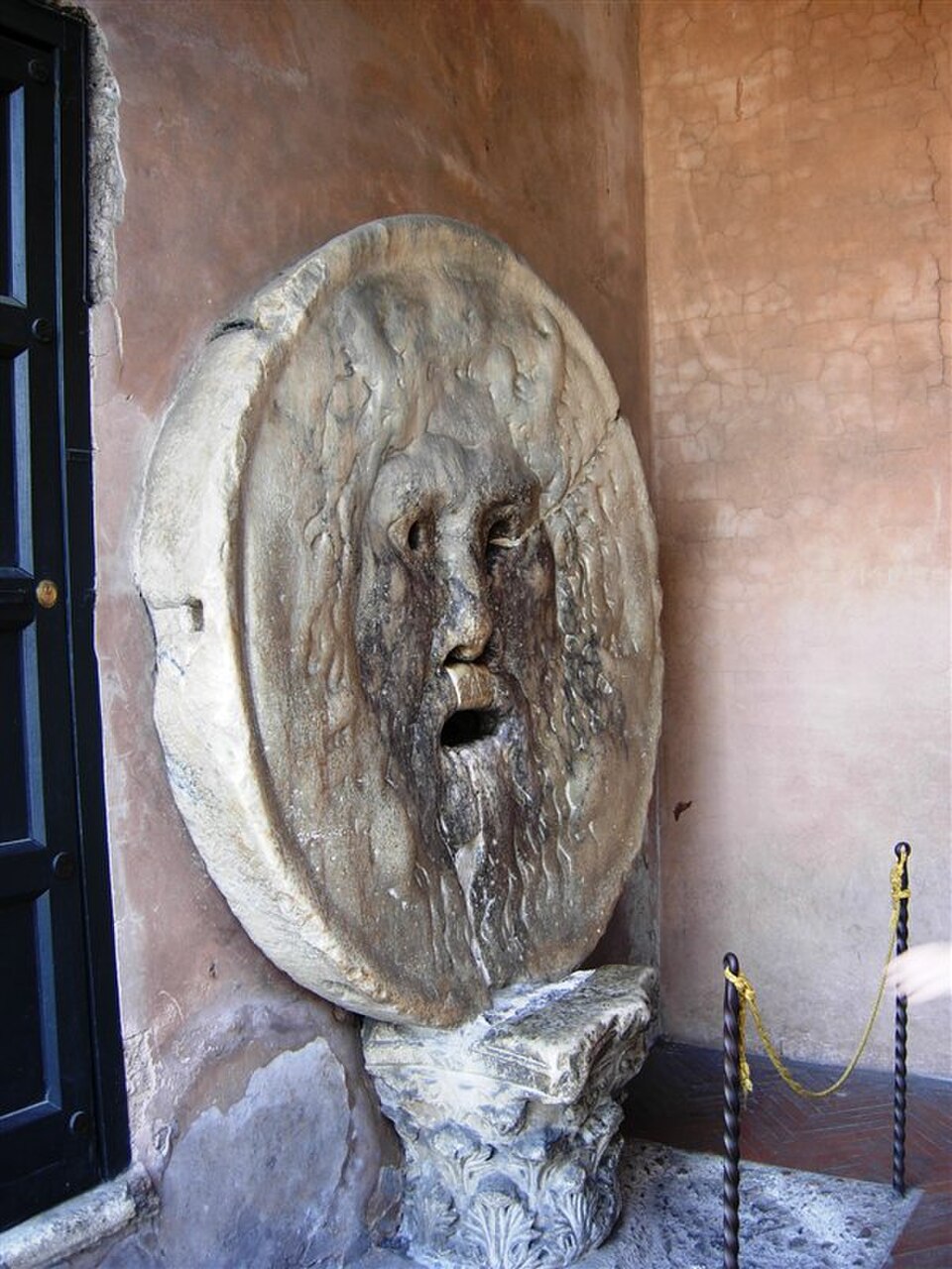 A photograph of Bocca della Verità