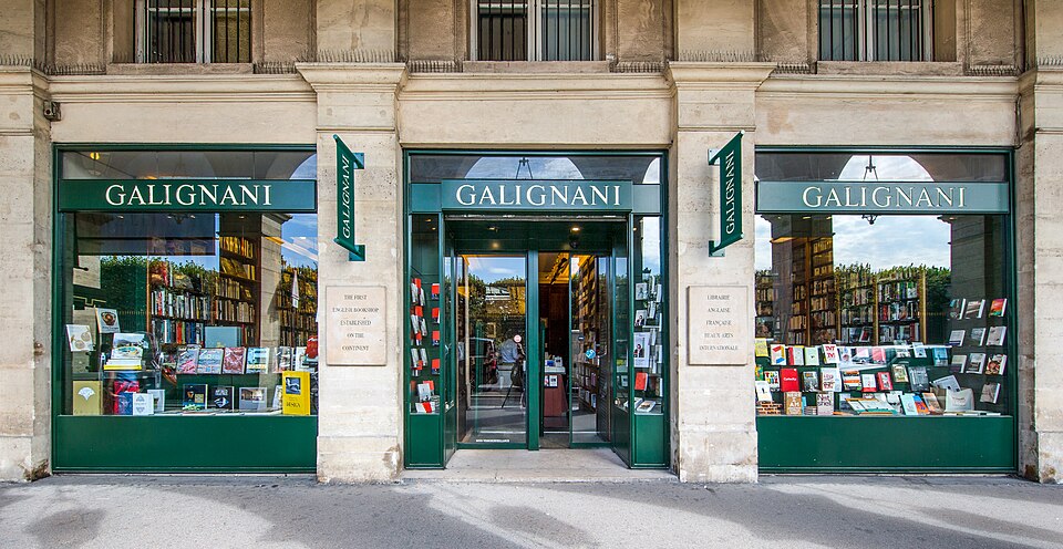 A photograph of Librairie Galignani
