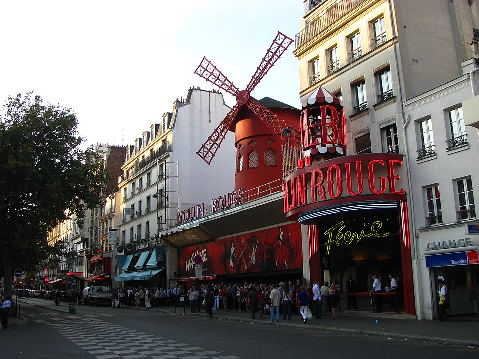 A photograph of Moulin Rouge