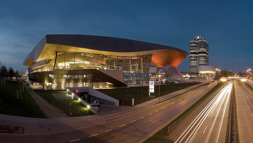 A photograph of BMW Welt