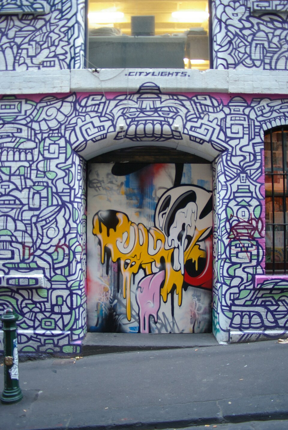 A photograph of Hosier Lane